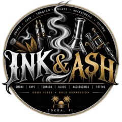Ink & Ash – Smoke Shop, Vape & Tattoo shop logo
